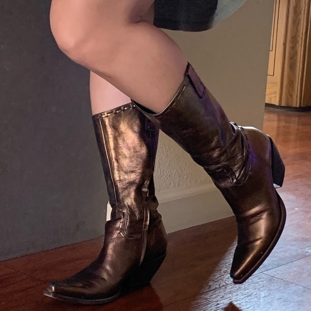 BCBGirls Copper Cowboy Boots
